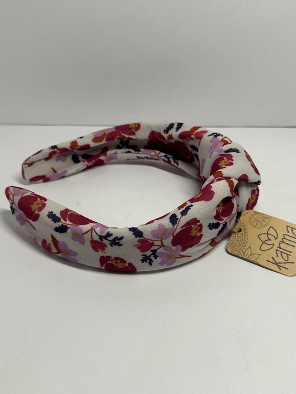 Karma Headband Plum Floral  - 1058